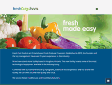 Tablet Screenshot of freshcutzfoods.com